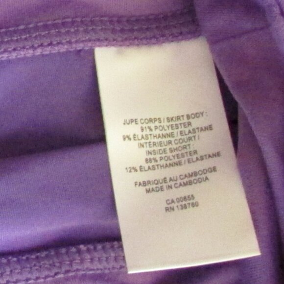 NEW Reitmans Hyba, Purple Skort, Size L - Picture 7 of 8